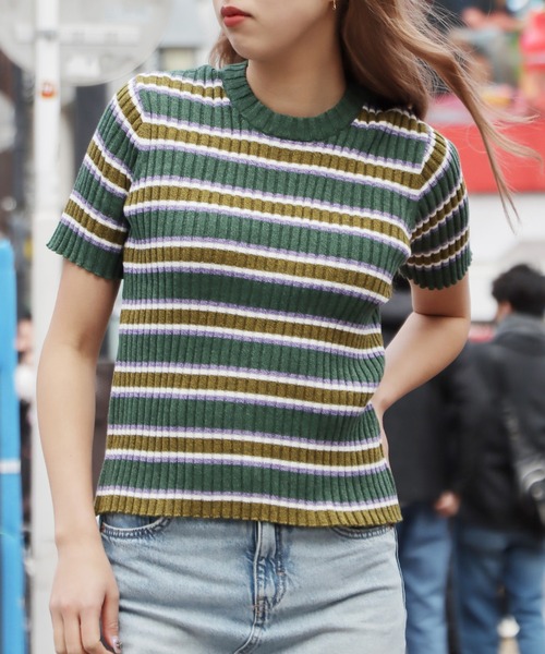 夜な夜な出品シリーズ②】stussy マルチカラーニット STUSSY | Buyee