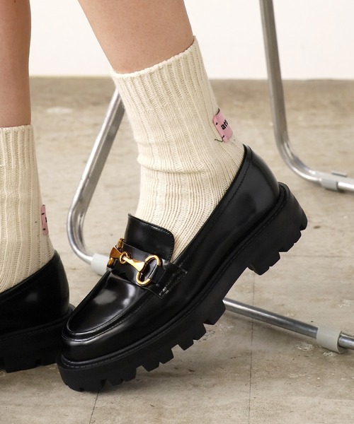 ARTESANOS/アルテサノス ビットローファー　厚底 アルテサノス ARTESANOS ローファー RA-600-G-OX NEGRO ビット