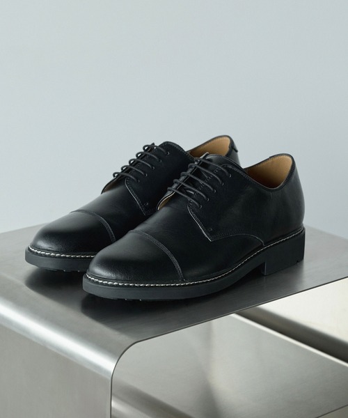 極美品 WYM 26.5 GENUINE LEATHER PLAIN DERBY WYM LIDNM | GENUINE LEATHER PLAIN DERBY SHOES - Buyee, an Online