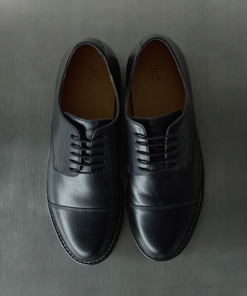 WYM LIDNM | GENUINE LEATHER PLAIN DERBY SHOES - Buyee, an Online