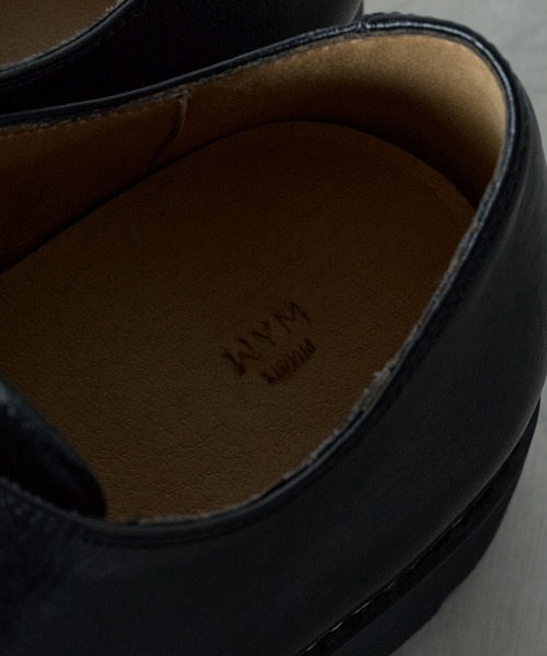 WYM LIDNM | GENUINE LEATHER PLAIN DERBY SHOES - Buyee, an Online