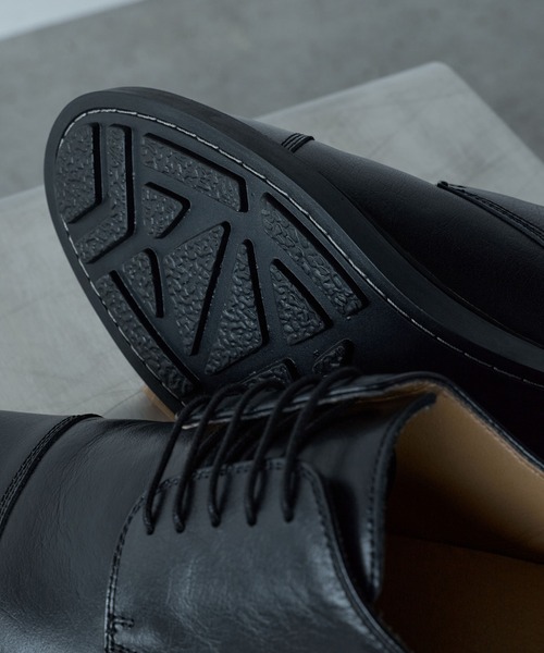 WYM LIDNM | GENUINE LEATHER PLAIN DERBY SHOES - Buyee, an Online