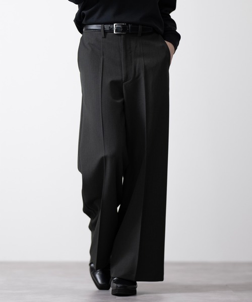 【CLEL】Back Brushed TR Flare Slacks CLEL スラックス 「CLEL」Back Brushed TR Flare Slacks/バック