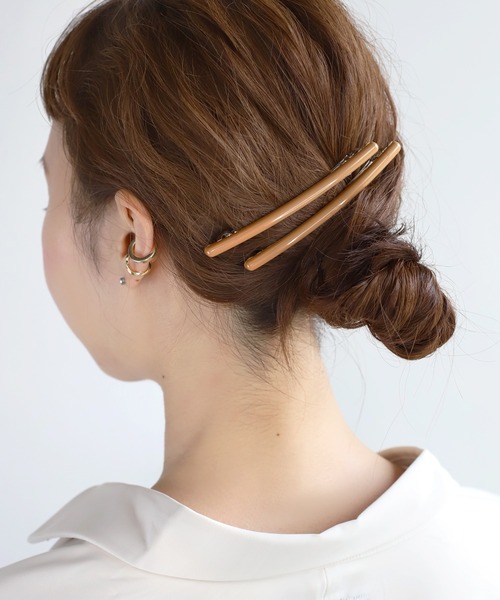 ANEMONE | ニュアンスカラーラインバレッタ[2本セット] - Buyee, an