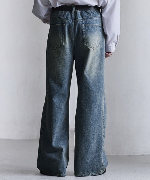 CLEL | 【CLEL】Relief Straight Denim Pants / レリーフストレート 