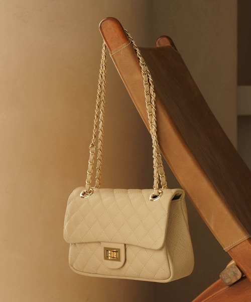 ZAKKA-BOX | 【NOVE-16】キルティングチェーンバッグM - Buyee, an