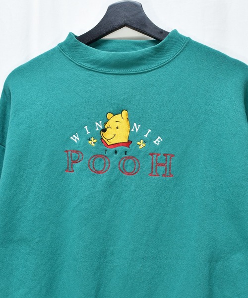ディズニーストア くまのプーさん ばっち フリースシャツ ジャケット 緑