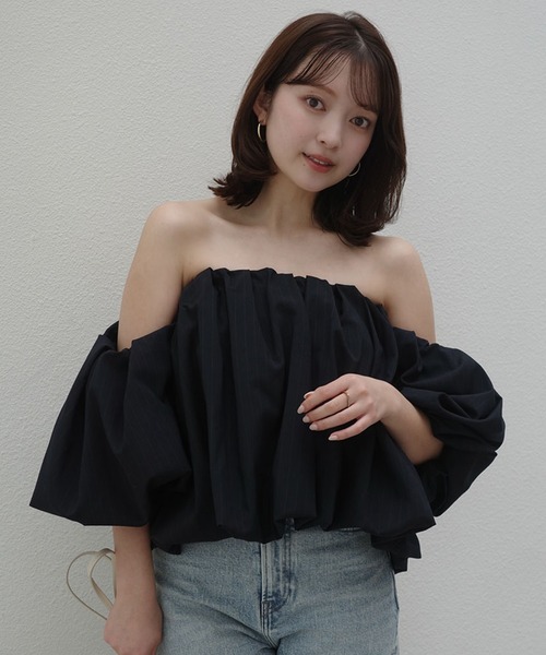ANUANS | 【ZOZO限定カラー】ボリュームバルーンブラウス - Buyee, an 