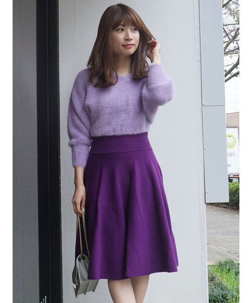 Mercuryduo 異素材バルーンスリーブニットワンピース Buyee An Online Proxy Shopping Service Shop At Zozotown Bot Online