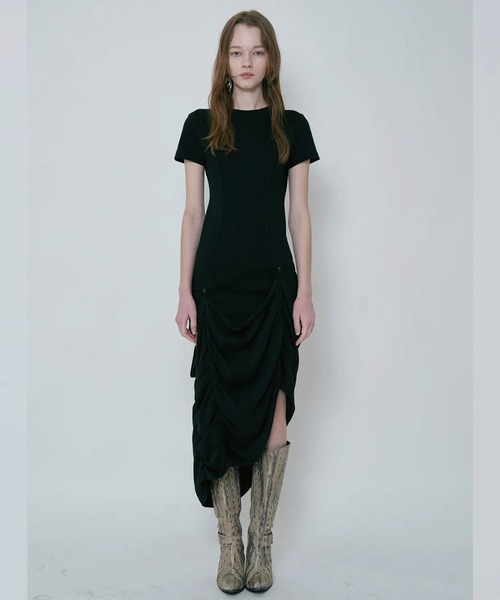 VIAVANDA | FLARE GATHER PANTS - Buyee, an Online Proxy