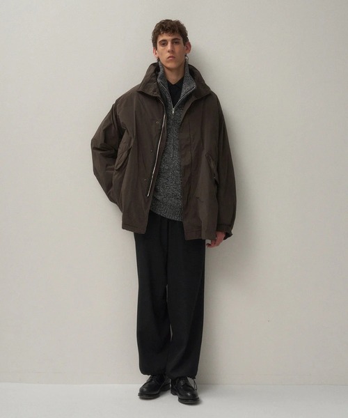 ATON | 【ATON/エイトン】AIR WEATHER SHORT MODS COAT - Buyee, an