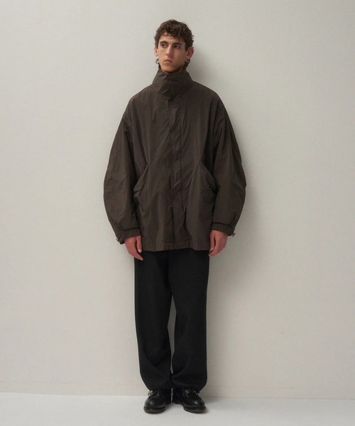 ATON | 【ATON/エイトン】AIR WEATHER SHORT MODS COAT - Buyee, an