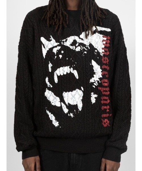 WASTED PARIS | 【WASTED PARIS】SWEATER CABLE CREEP - Buyee
