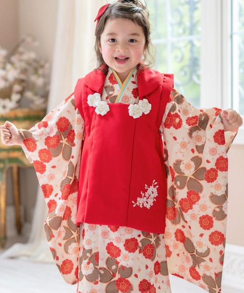 CATHERINE COTTAGE | 七五三3点セット 被布・着物・肌襦袢 - Buyee, an