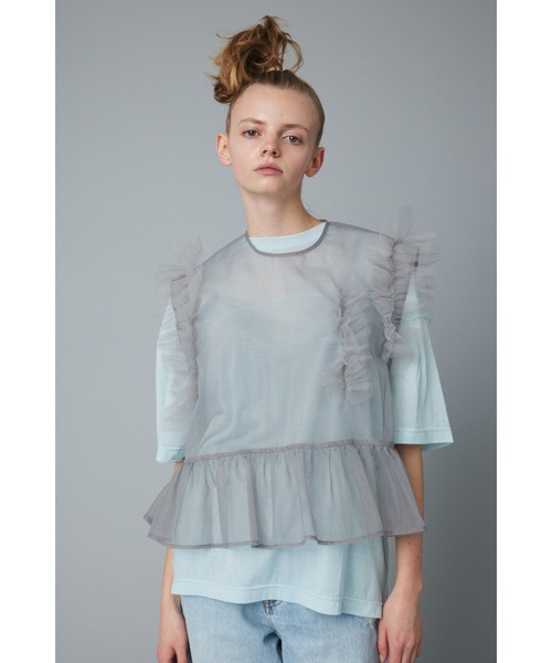 HeRIN.CYE  シアーメニーフリルベスト HERIN.CYE | Sheer many frill vest シアーメニーフリルベスト