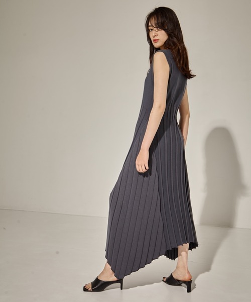CINOH | 【CINOH/チノ】《STUDIOUS別注》NO SLEEVE KNIT DRESS  