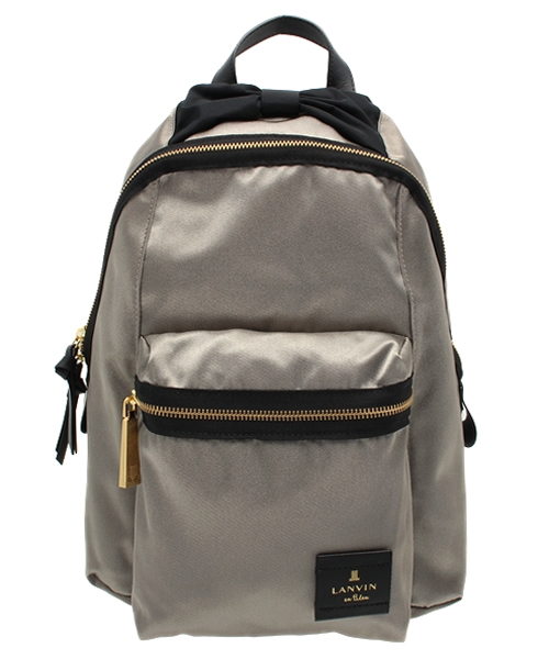 新品 ランバンオンブルー　トロカデロ 　リボンモチーフ　リュック LANVIN EN BLEU | トロカデロ リボンモチーフ ナイロンリュック