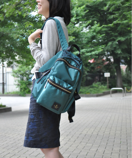 LANVIN EN BLEU | トロカデロ リボンモチーフ ナイロンリュック