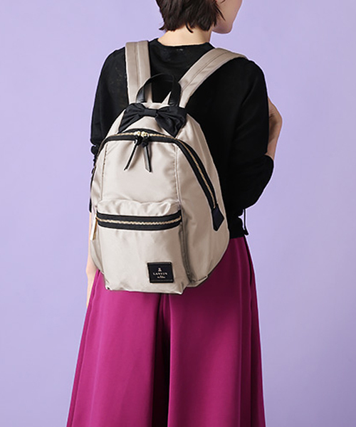 LANVIN EN BLEU | トロカデロ リボンモチーフ ナイロンリュック