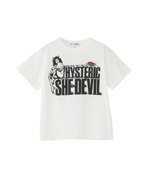 JOEY HYSTERIC 新品 EVIL Tシャツ SEE NO EVIL刺繍 Tシャツ|JOEY HYSTERIC | HYSTERIC GLAMOUR