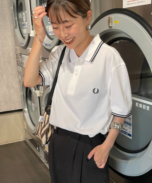 [FRED PERRY] ツインティップライン ワンポイントロゴ刺繍ポロシャツ FRED PERRY（フレッドペリー）の「[FRED PERRY/フレッドペリー
