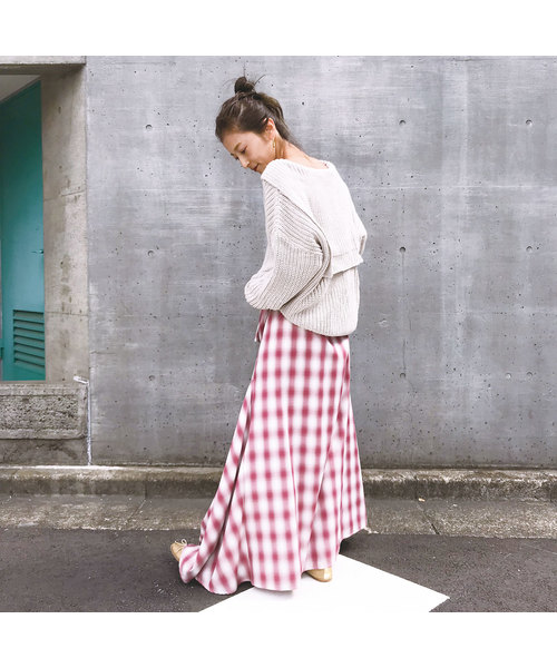 Adira チェックシャツロングワンピ Buyee An Online Proxy Shopping Service Shop At Zozotown Bot Online