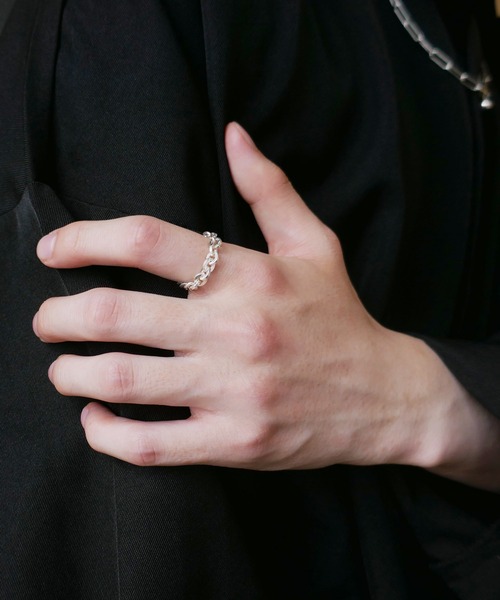 E.M. | SILVER925シンプルチェーンリング/メンズ/レディース - Buyee