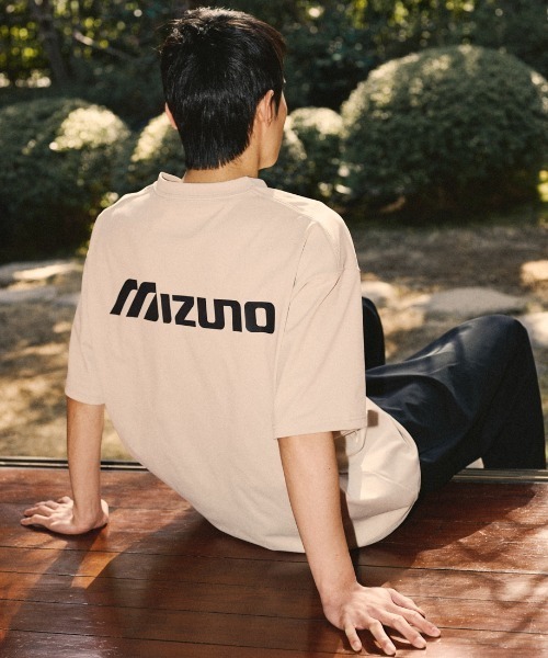 MIZUNO | [MIZUNO/ミズノ] 別注 ドローコード付き バックプリントT