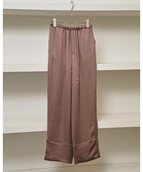 TODAYFUL | [TODAYFUL × Studio Doe] Satin Easy Pants - Buyee, an 
