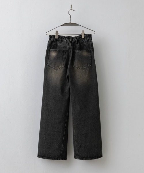 新品✨WYM LIDNM CURVED FLARE DENIMSLACKS XS 90722690b_b_114_500 