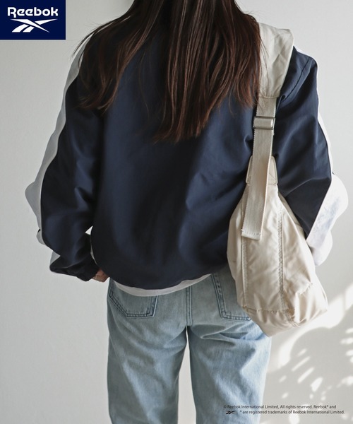 COURO | 【Reebok/リーボック】 別注スモールベクター刺繍裾ドロスト