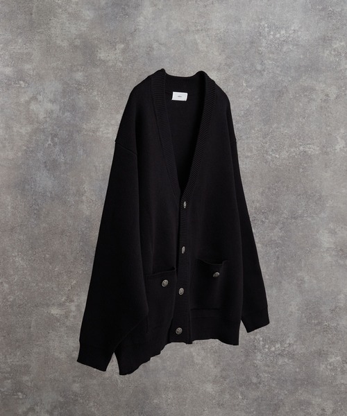 ADRER | extra quality heavy weight jacquard knit cardigan 