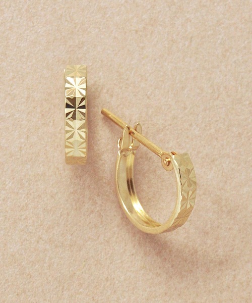 K10☆フープピアス シルバー・K10フープピアス｜ピアス｜ノジェス 公式オンラインストア