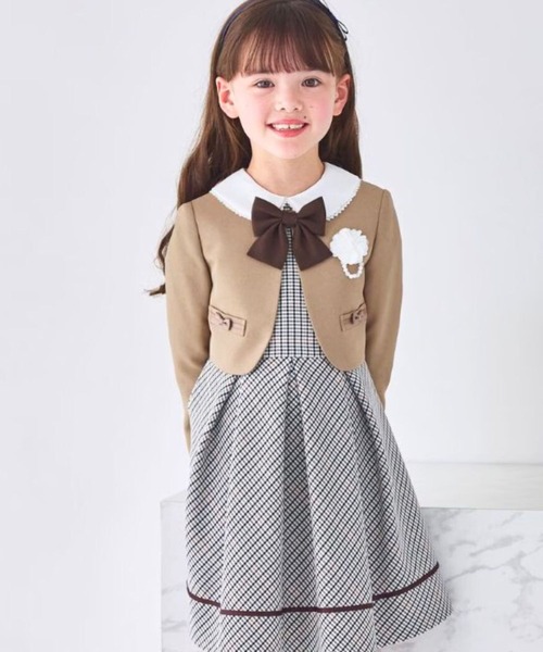 RORA | レトロ ツイード スカート & ジャケット 上下セット - Buyee