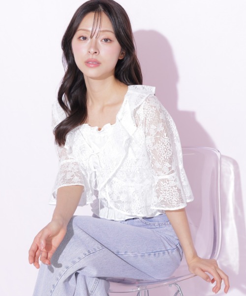 JILL BY JILL STUART | シアーブラウスアンサンブル - Buyee, an 