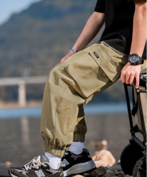 SETUP7 | 【SETUP7】ワンポイントジョガーカーゴパンツ KNF - Buyee