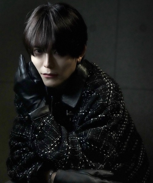 ADRER | Many buckle belt tweed blouson/メニーバックルベルト