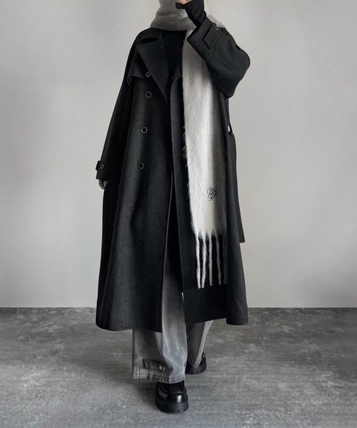 【新品】ADRER　 ザロングコート(ウール100)　XS ADRER（アドラー）の「THE LONG COAT(WOOL100) / ザロングコート