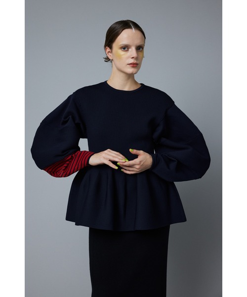 HERIN.CYE | Color block flared tops (カラーブロックフレアー