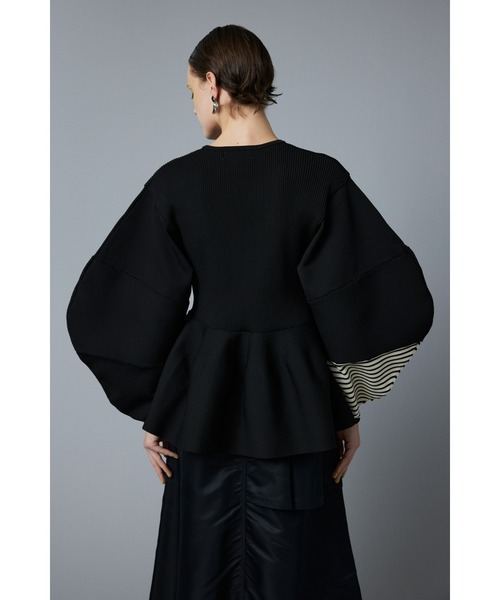 HERIN.CYE | Color block flared tops (カラーブロックフレアー