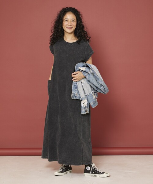 Freadaフリーダ バックオープン チェック アシメ ティアード