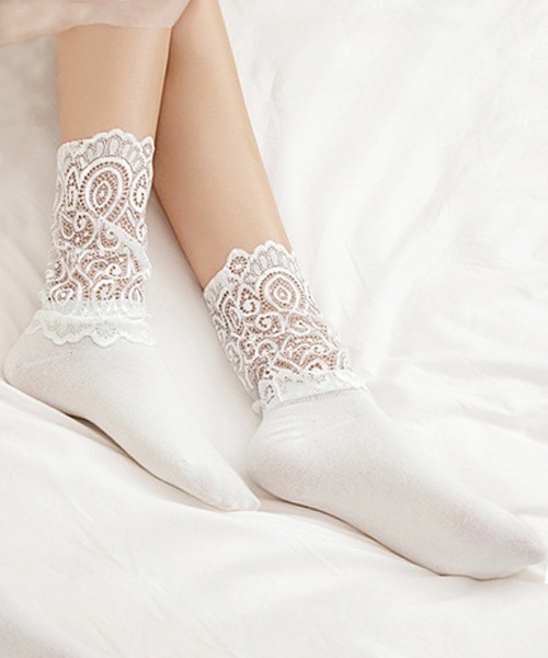 ダーリッチ Darich ルーズリブニットレッグウォーマー ホワイト