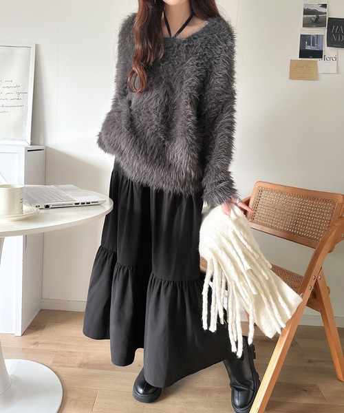 LEJA | 【LEJA LUXE】フロントツイストデザインシアースリットIライン