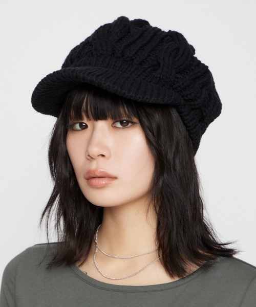 Lagua gem LOOSEY ニットキャップ LAGUA GEM | LOOSEY KNIT キャスケット - Buyee, an Online Proxy