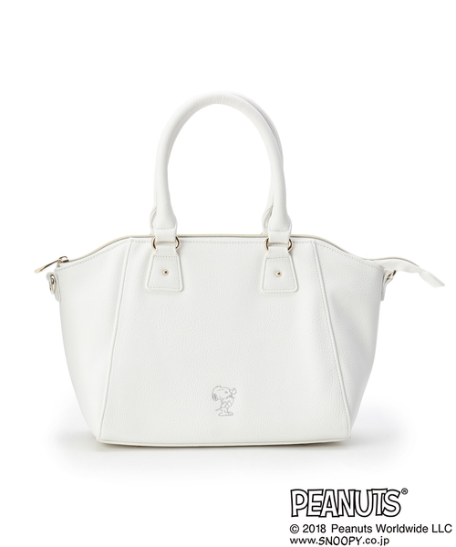 Passage Mignon Flaneur Peanutsコラボ スヌーピー刺繍入りボストンバッグ Buyee An Online Proxy Shopping Service Shop At Zozotown Bot Online