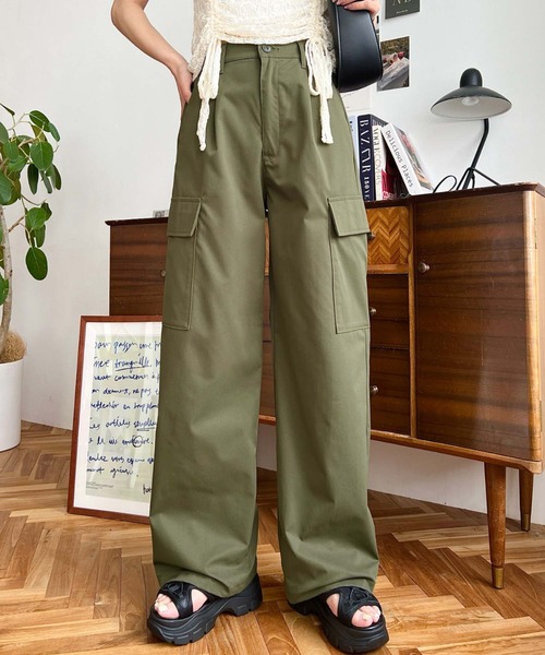 SEMI WIDE STRAIGHT WOOLY SLACKS（スラックス）｜WYM LIDNM（ウィム