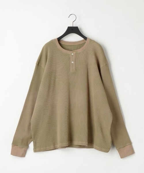 KANEMASA PHIL. | 【KANEMASA PHIL.】18G Garment Dye Waffle Henry