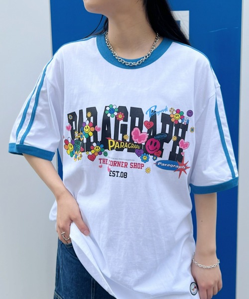 【Paragraph】★関税込★25SSワールド マップ ロゴ Tシャツ Paragraph】☆関税込☆25SSワールド マップ ロゴ Tシャツ T