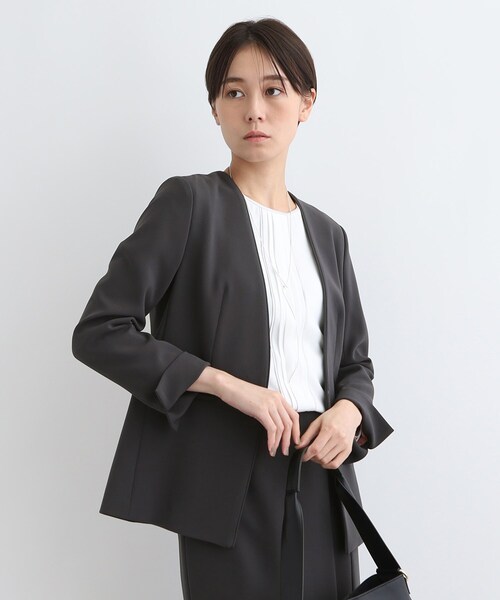 インディヴィ フォーマル セレモニー スカート スーツ セットアップ 44  