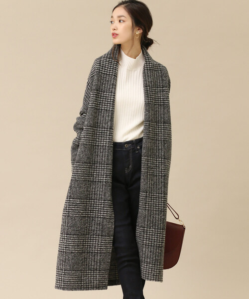 Jines へリンボーンストレッチノーカラージャケット Buyee An Online Proxy Shopping Service Shop At Zozotown Bot Online